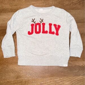 GAP Kids Light Gray Jolly Sweatshirt